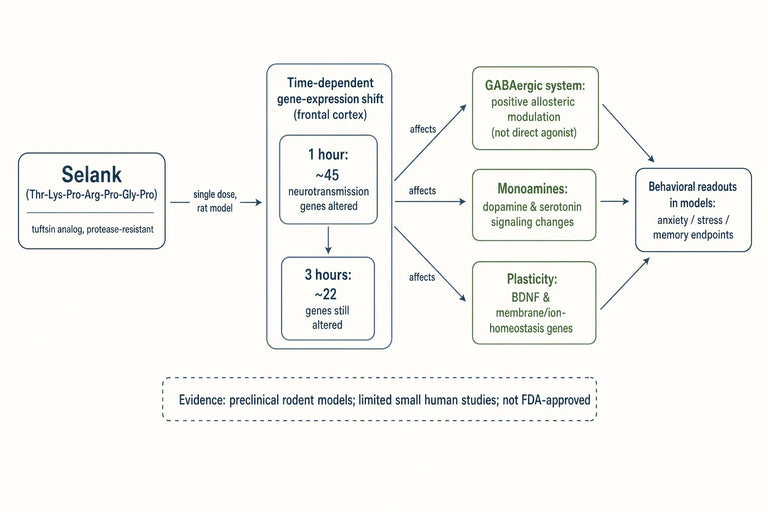 How Does Selank Regulate Behavior via Central Nervous System Pathways?